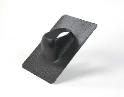 dakdoorvoerplaat Ubbink Ø125mm rechthoekig 25-45° O2